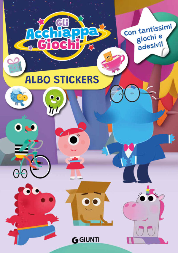 Libro Albo stickers. Gli Acchiappagiochi di  - ean 9788809964013 - Giunti Editore