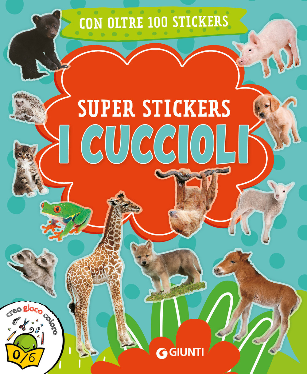 Libro cuccioli. Super stickers di  - ean 9788809969759 - Giunti Editore