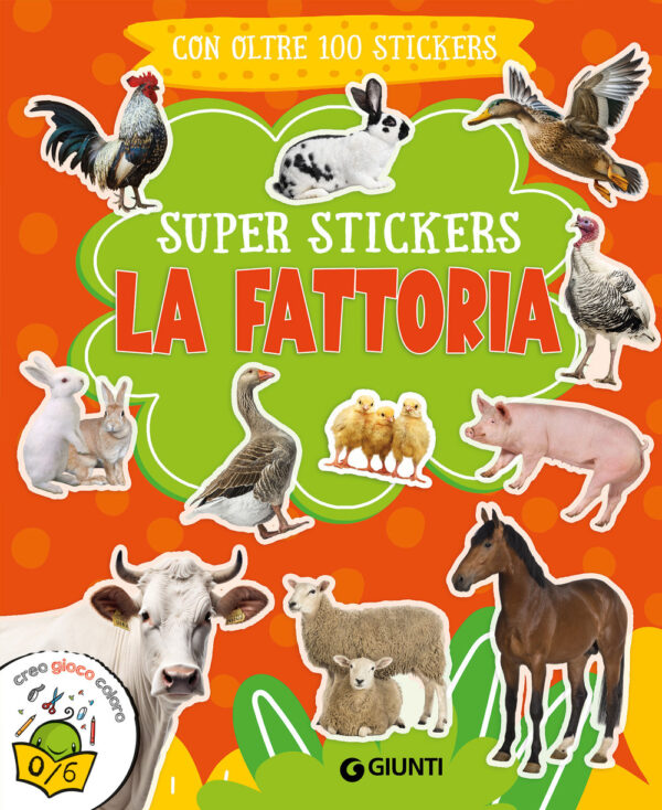Libro fattoria. Super stickers di  - ean 9788809970984 - Giunti Editore