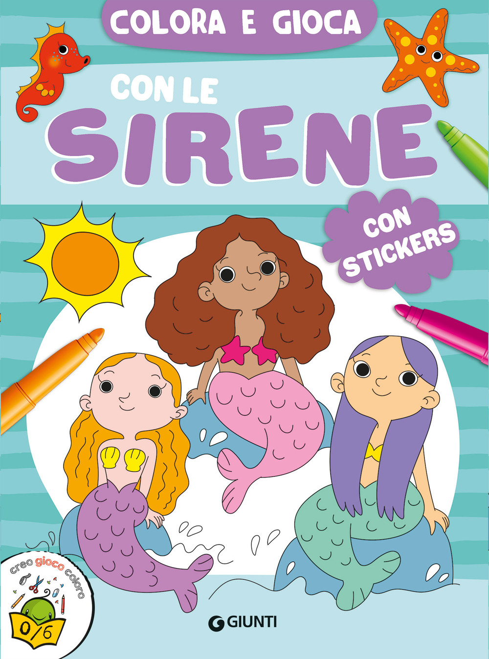 Libro Colora e gioca con le sirene di  - ean 9788809973053 - Giunti Editore