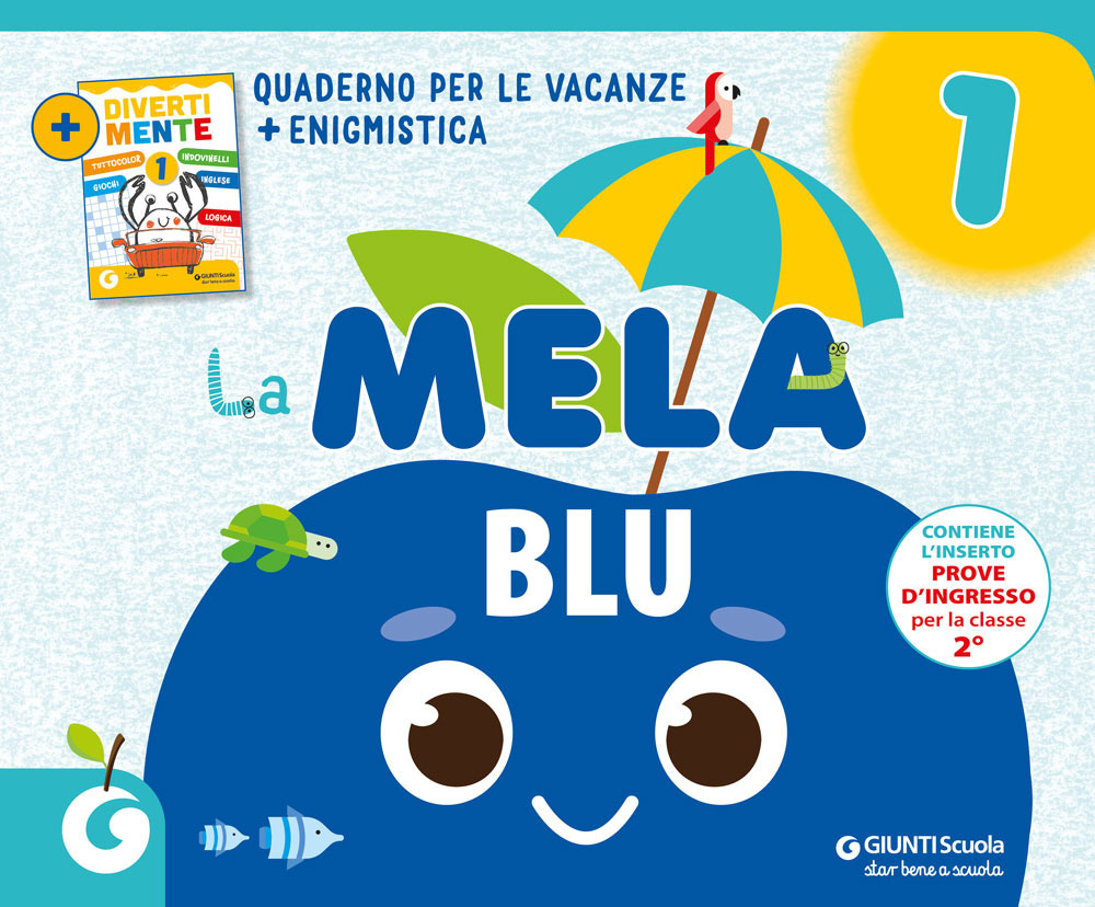 Libro mela blu. Quaderno per le vacanze di  - ean 9788809979802 - Giunti Scuola