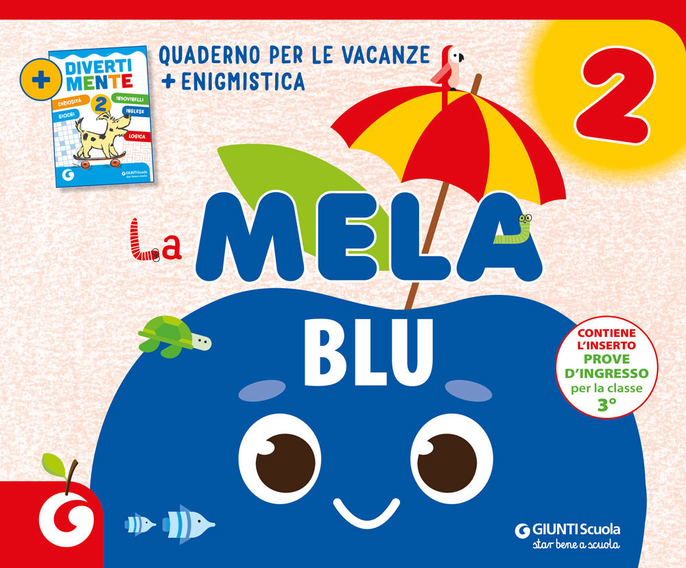 Libro mela blu. Quaderno per le vacanze di  - ean 9788809979819 - Giunti Scuola