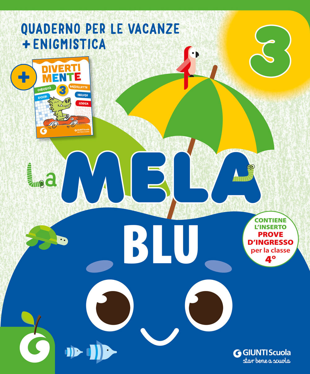 Libro mela blu. Quaderno per le vacanze di  - ean 9788809979826 - Giunti Scuola