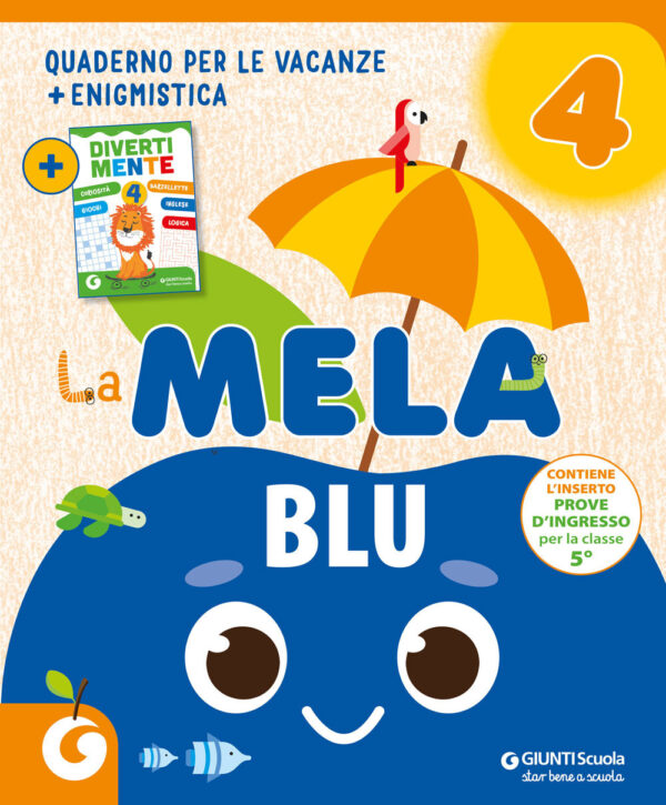 Libro mela blu. Quaderno per le vacanze di  - ean 9788809979833 - Giunti Scuola