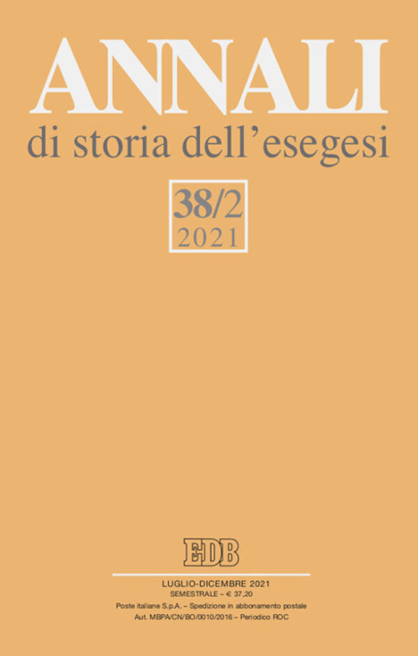 Libro Annali di storia dell'esegesi di  - ean 9788810130209 - EDB