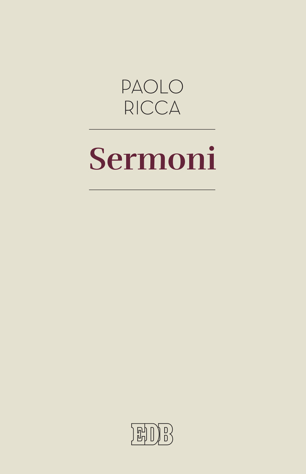 Libro Sermoni di Paolo Ricca - ean 9788810559710 - EDB
