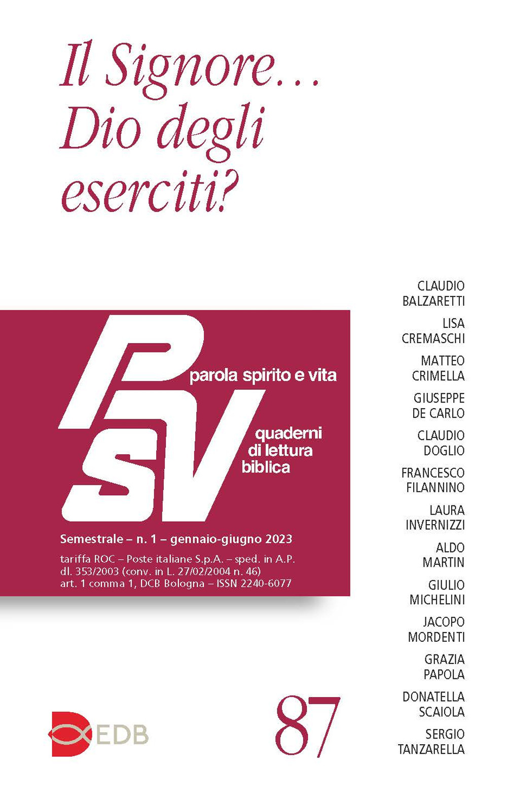 Libro Parola spirito e vita. Quaderni di lettura biblica di  - ean 9788810903872 - EDB