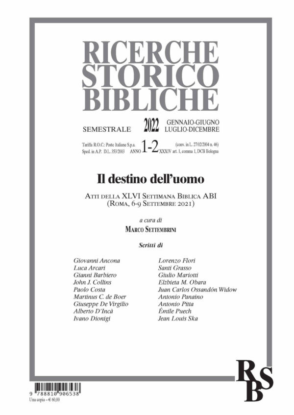 Libro Ricerche storico-bibliche di  - ean 9788810906538 - EDB