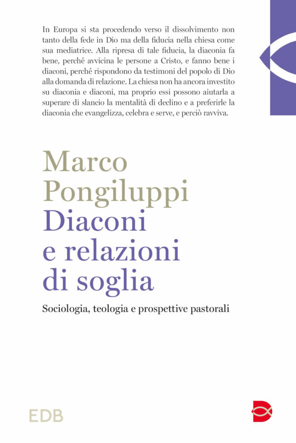 Libro Diaconi e relazioni di soglia. Sociologia