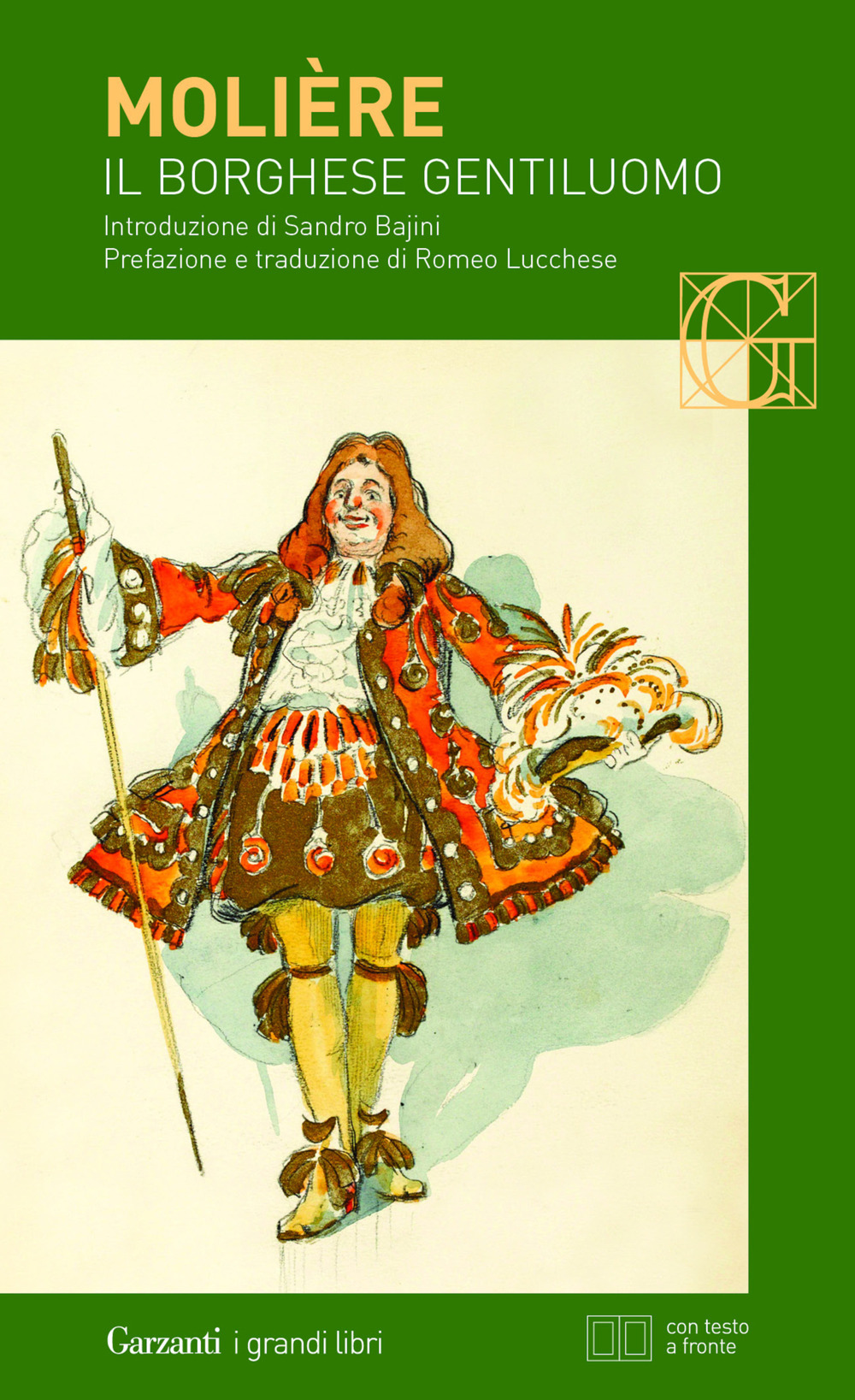 Libro borghese gentiluomo. Testo francese a fronte di Molière - ean 9788811004929 - Garzanti