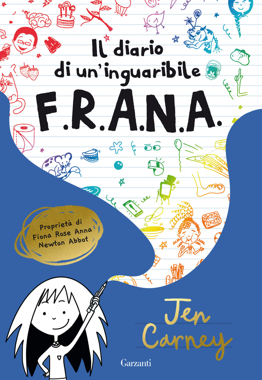 Libro diario di un'inguaribile F.R.A.N.A. di Jen Carney - ean 9788811009863 - Garzanti