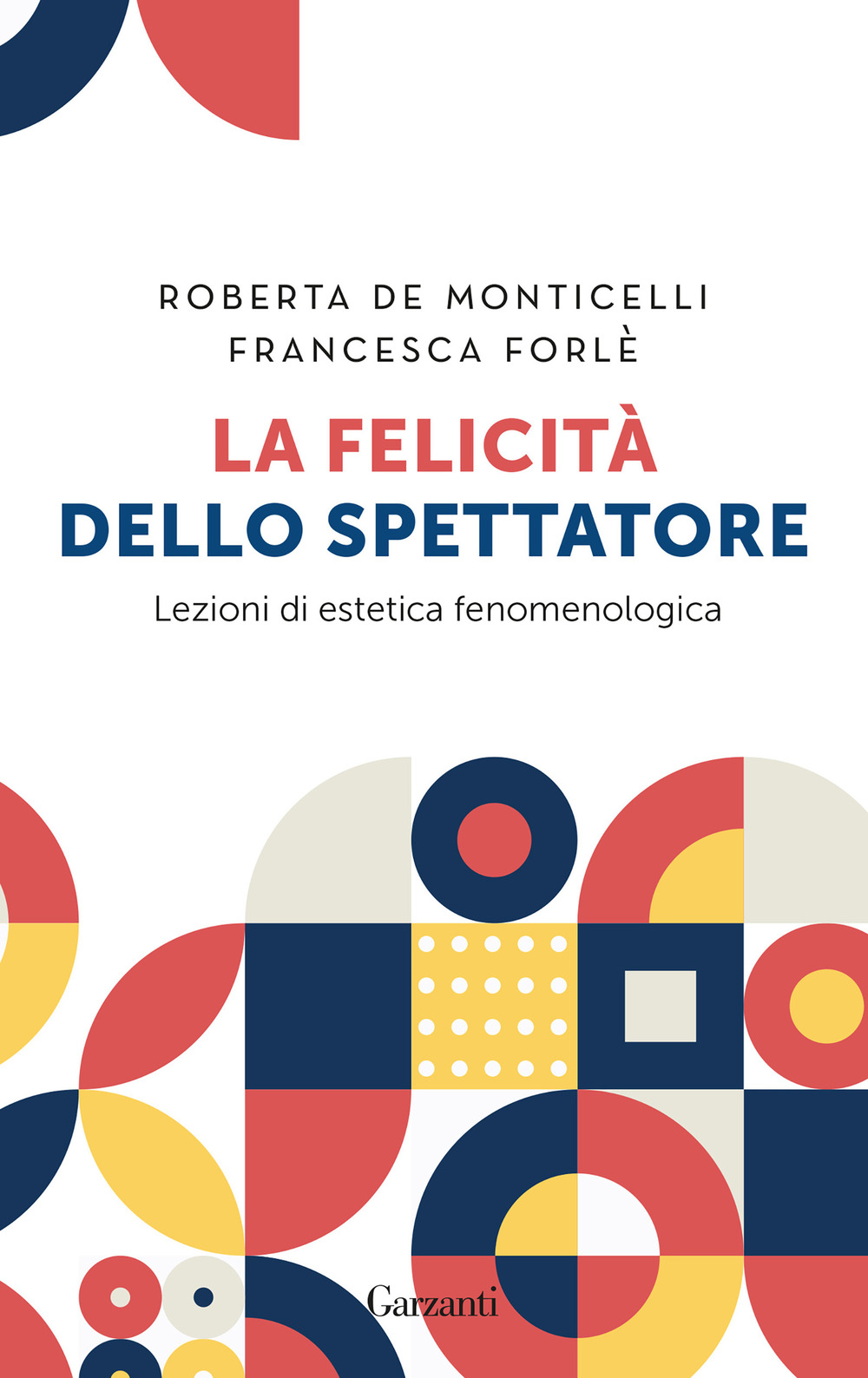 Libro felicità dello spettatore. Lezioni di estetica fenomenologica di Roberta De Monticelli; Francesca Forlé - ean 9788811013976 - Garzanti