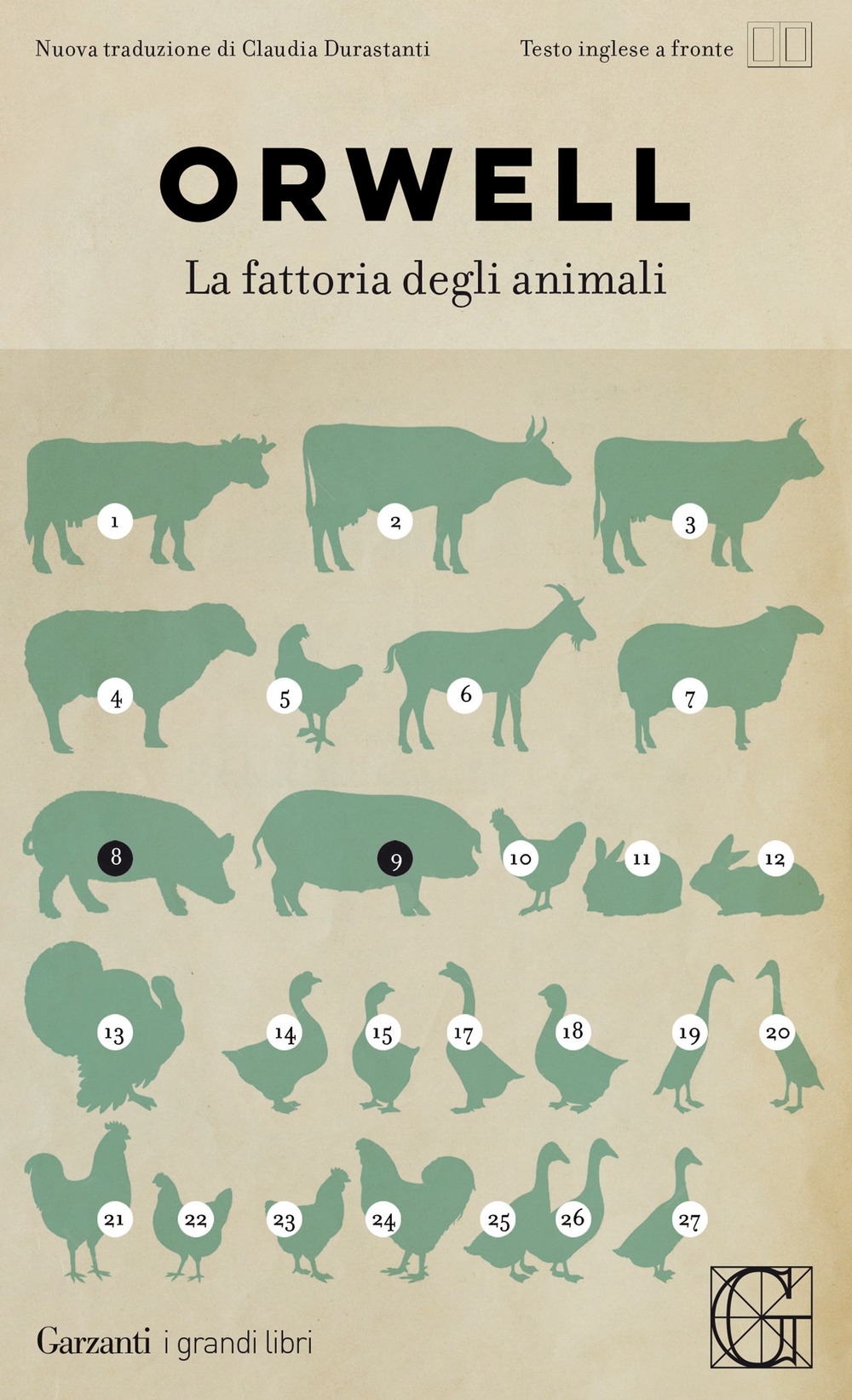 Libro fattoria degli animali. Testo inglese a fronte di George Orwell - ean 9788811811749 - Garzanti