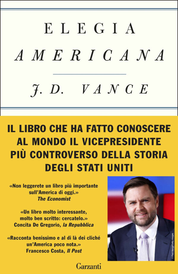 Libro Elegia americana di J. D. Vance - ean 9788811815594 - Garzanti