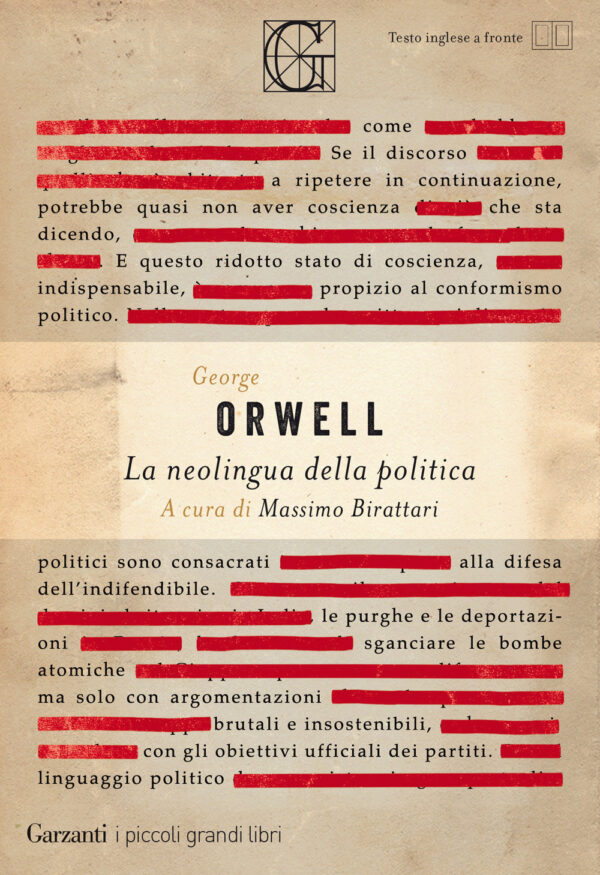 Libro neolingua della politica di George Orwell - ean 9788811817062 - Garzanti