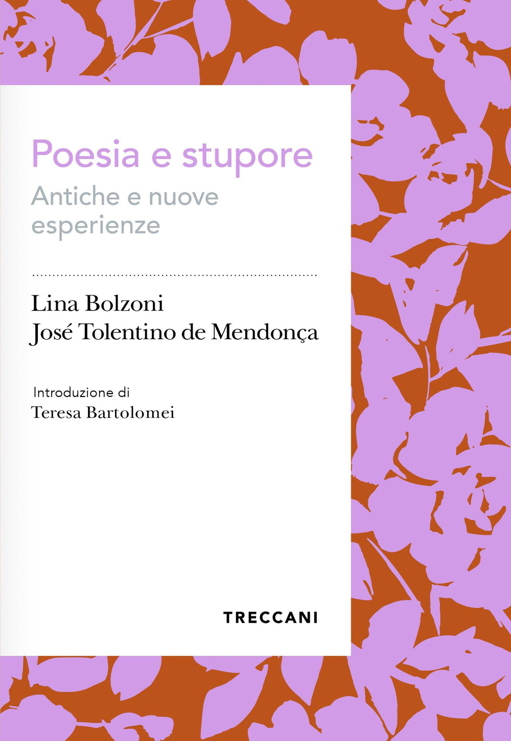 Libro Poesia e stupore. Antiche e nuove esperienze di Lina Bolzoni; José Tolentino Mendonça - ean 9788812011728 - Treccani
