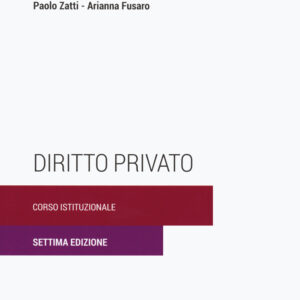 Libro Diritto privato. Corso istituzionale di Arianna Fusaro; Paolo Zatti - ean 9788813373511 - CEDAM