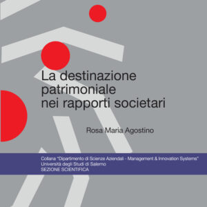 Libro destinazione patrimoniale nei rapporti societari di Rosa Maria Agostino - ean 9788813388775 - CEDAM