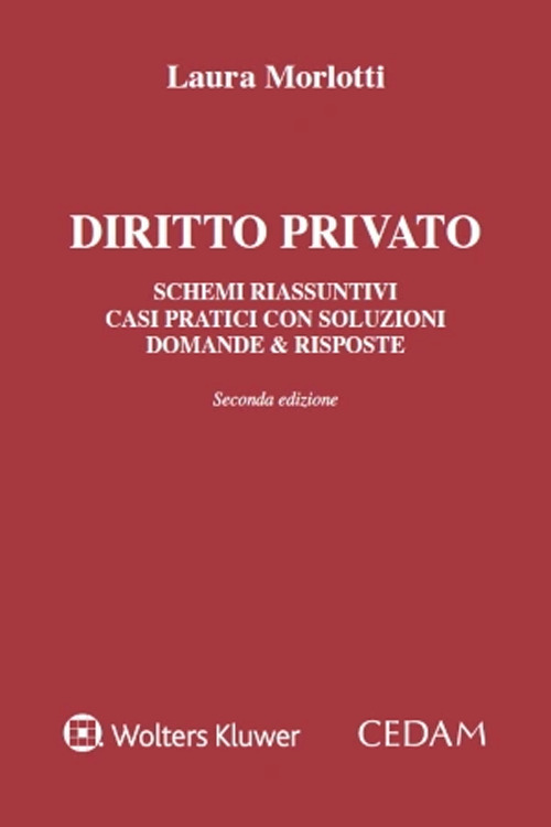 Libro Diritto privato di Laura Morlotti - ean 9788813388881 - CEDAM