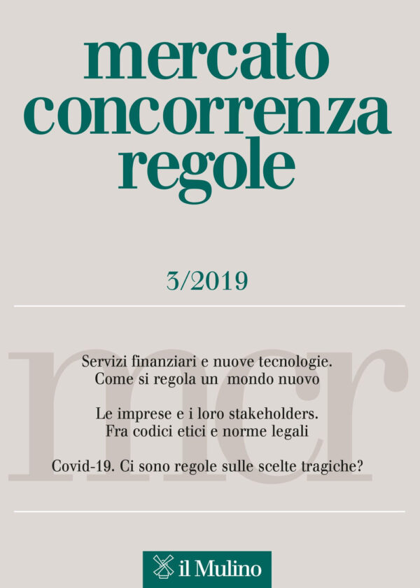 Libro Mercato concorrenza regole di  - ean 9788815281982 - Il Mulino