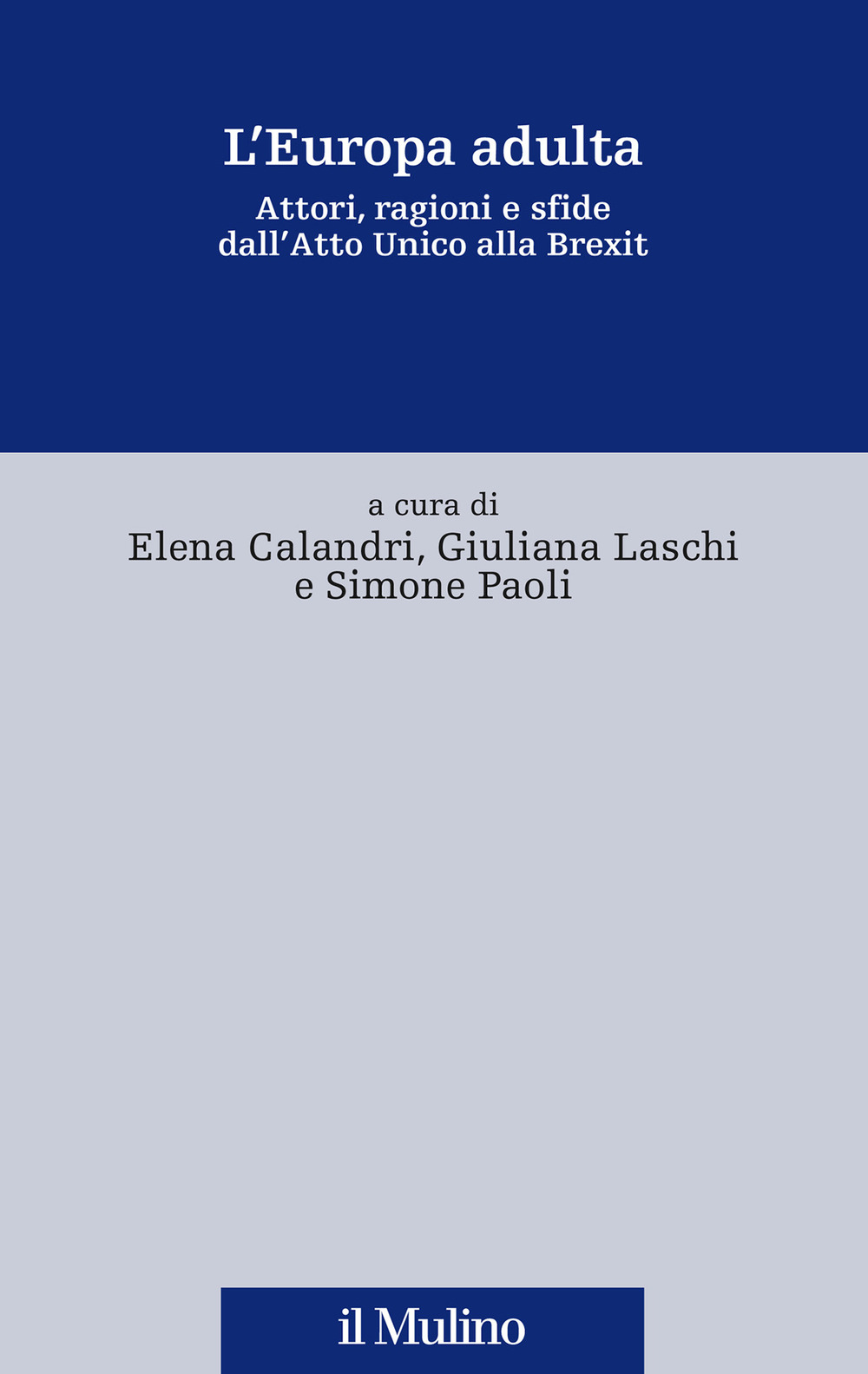 Libro Europa adulta. Attori