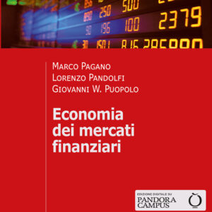 Libro Economia dei mercati finanziari di Marco Pagano; Lorenzo Pandolfi; Giovanni W. Puopolo - ean 9788815287977 - Il Mulino