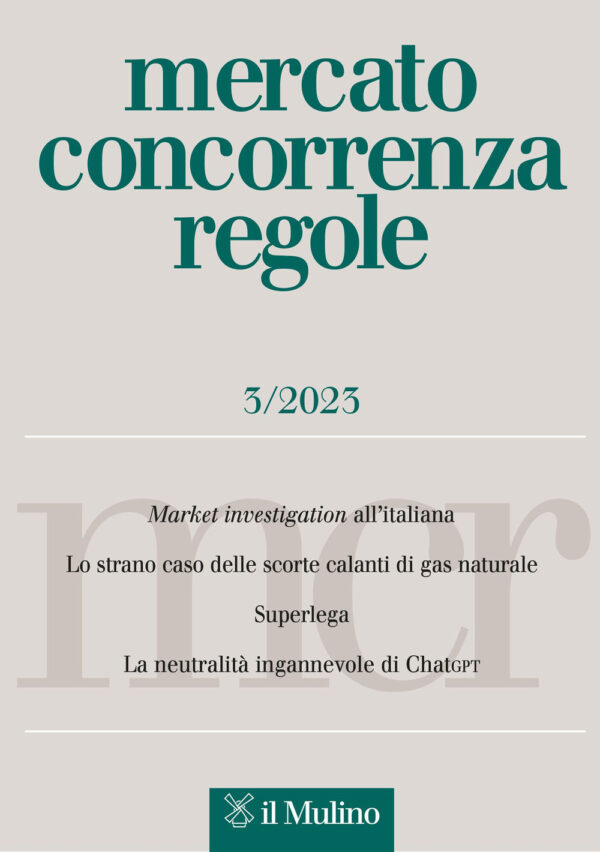 Libro Mercato concorrenza regole di  - ean 9788815384935 - Il Mulino