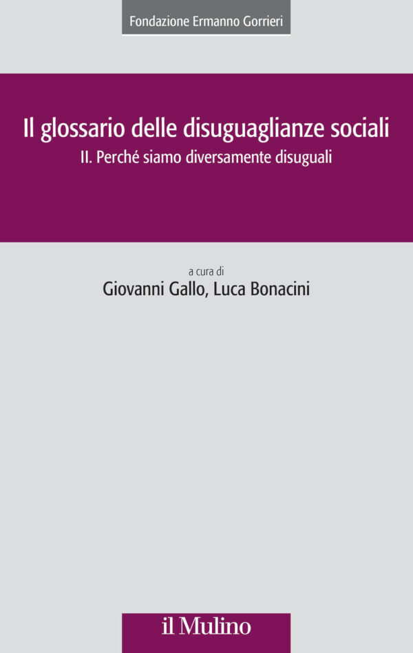 Libro glossario delle disuguaglianze sociali di  - ean 9788815387011 - Il Mulino