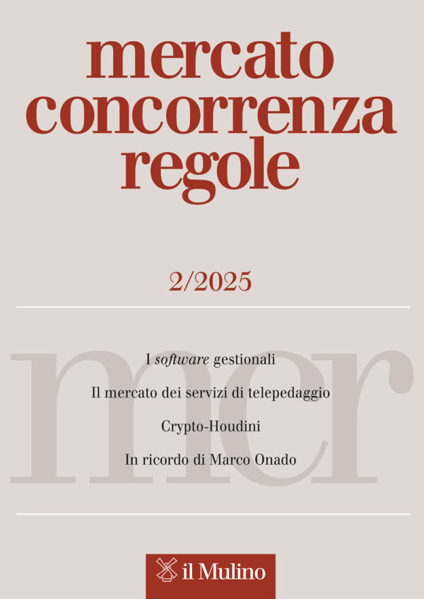 Libro Mercato concorrenza regole di  - ean 9788815392640 - Il Mulino