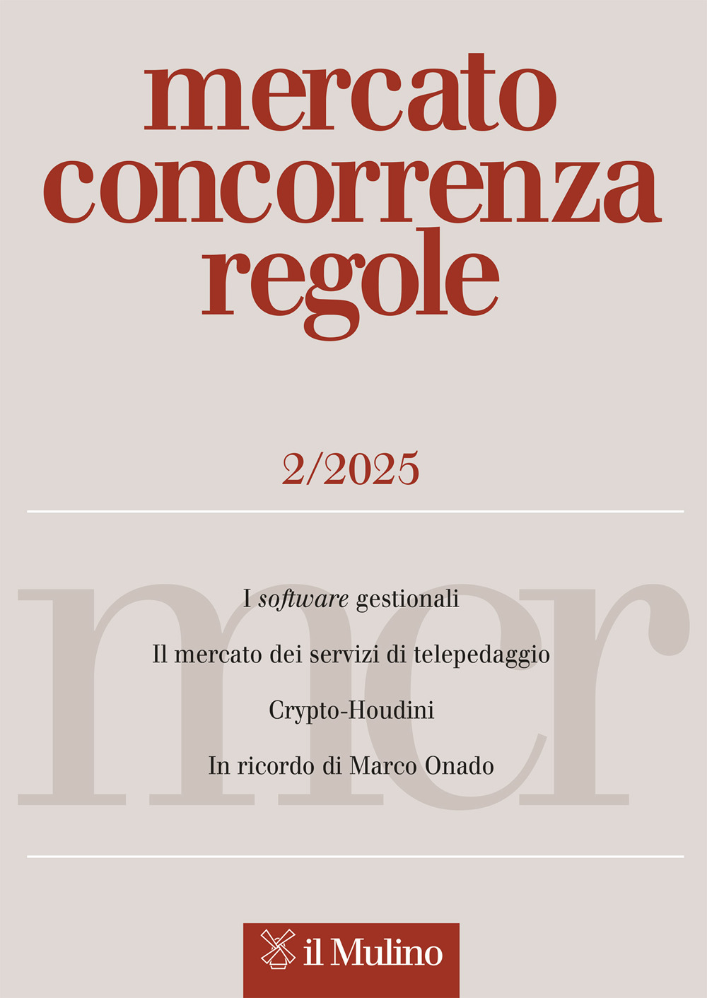 Libro Mercato concorrenza regole di  - ean 9788815392640 - Il Mulino
