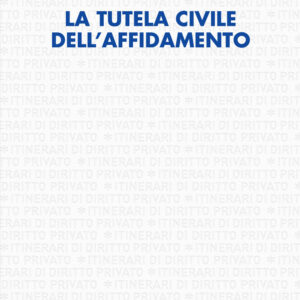 Libro tutela civile dell'affidamento di Elisa Stracqualursi - ean 9788815395276 - Il Mulino