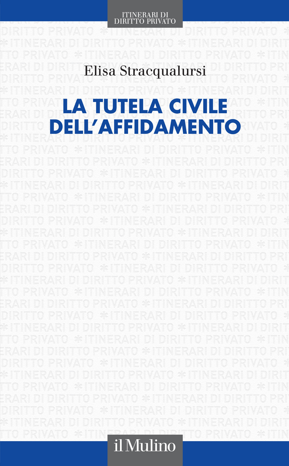 Libro tutela civile dell'affidamento di Elisa Stracqualursi - ean 9788815395276 - Il Mulino