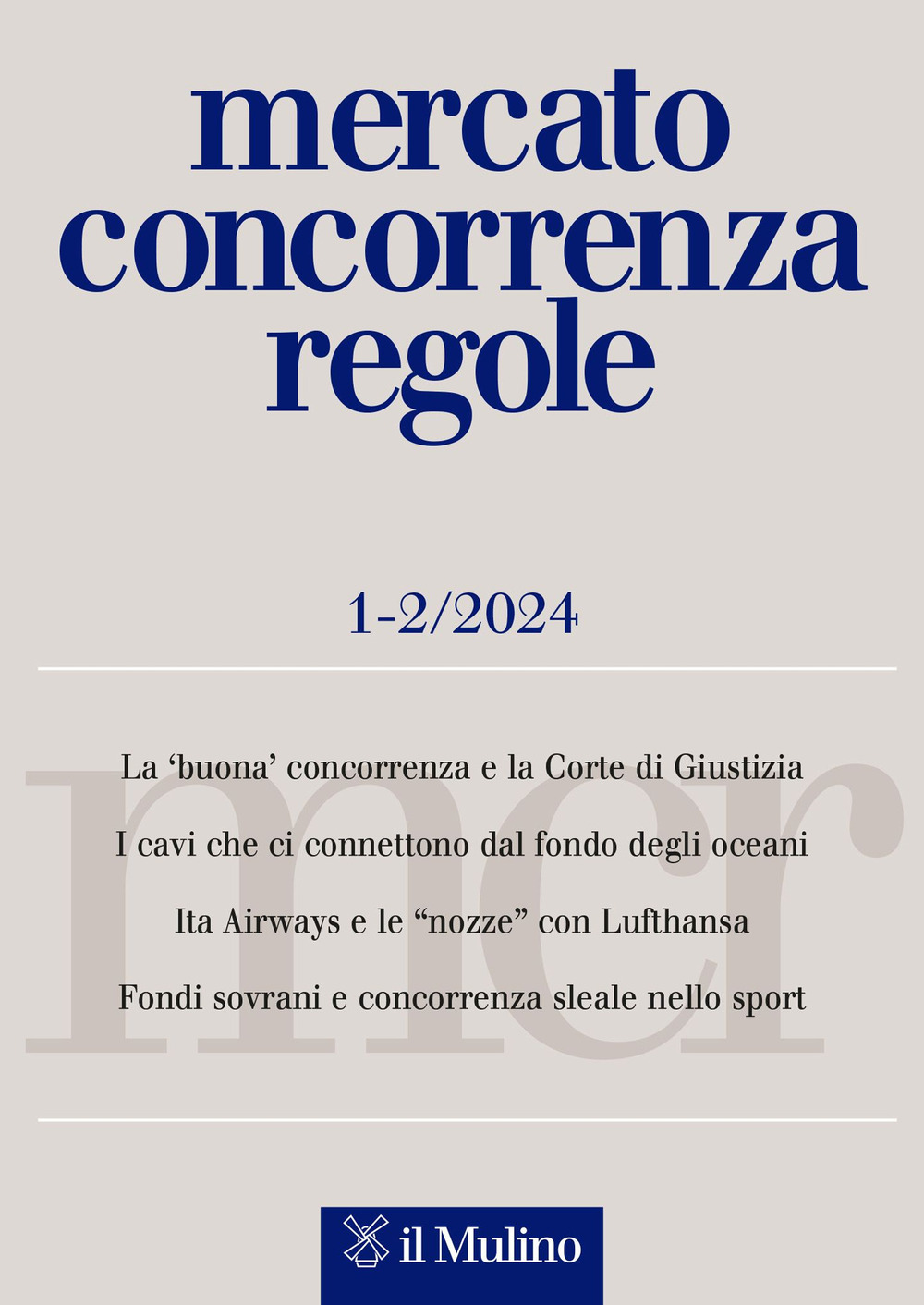 Libro Mercato concorrenza regole di - ean 9788815423320 - Il Mulino