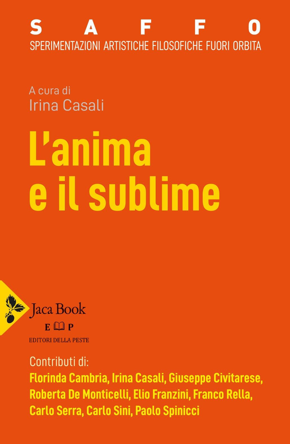 Libro anima e il sublime di  - ean 9788816417168 - Jaca Book