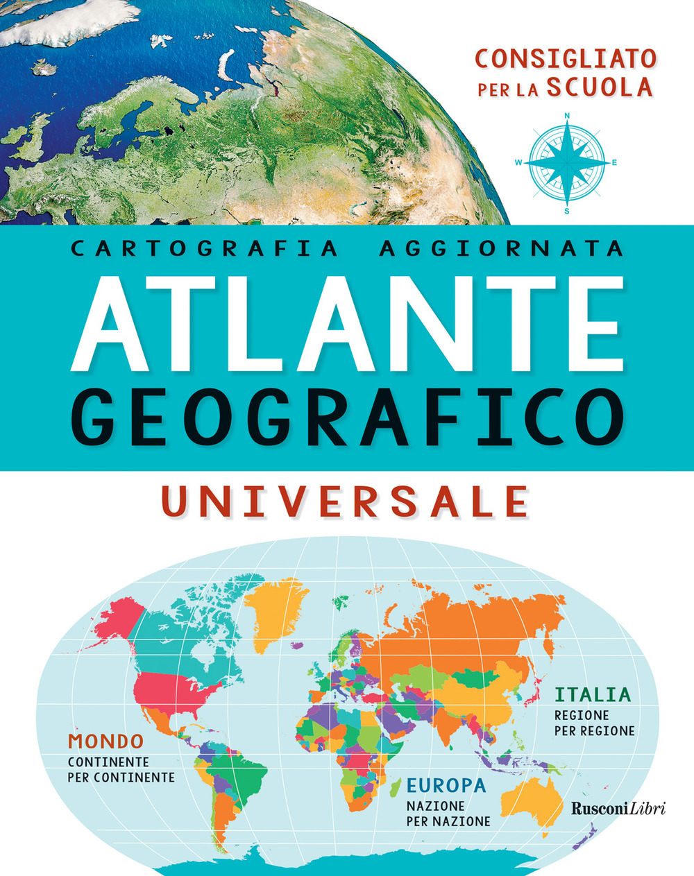 Libro Atlante geografico universale di - ean 9788818036169 - Rusconi Libri