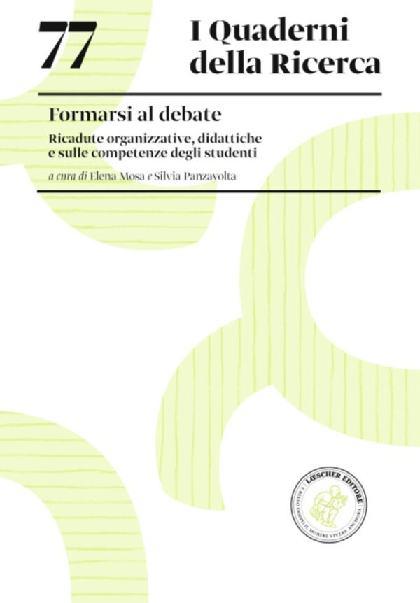 Libro Formarsi al debate. Ricadute organizzative