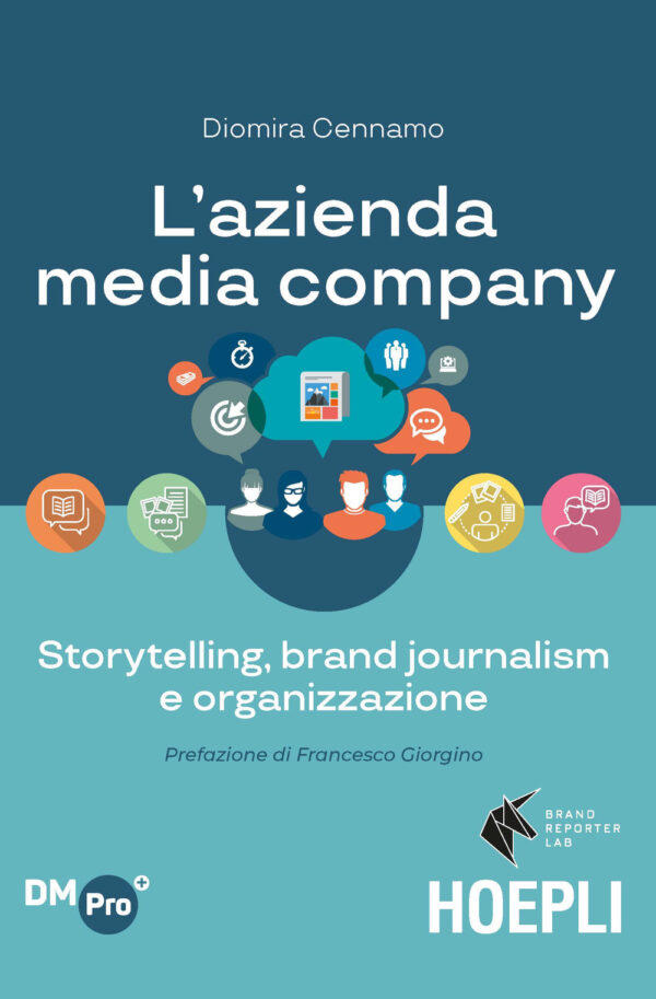 Libro azienda media company. Storytelling
