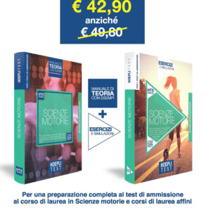 Libro Hoepli Test. Scienze motorie. Box Teoria + Esercizi per i corsi di laurea in Scienze delle attività motorie e sportive tra cui: Scienze motorie