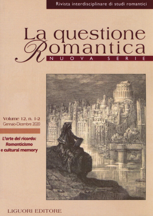Libro questione romantica. Rivista interdisciplinare di studi romantici. Nuova serie di  - ean 9788820768560 - Liguori