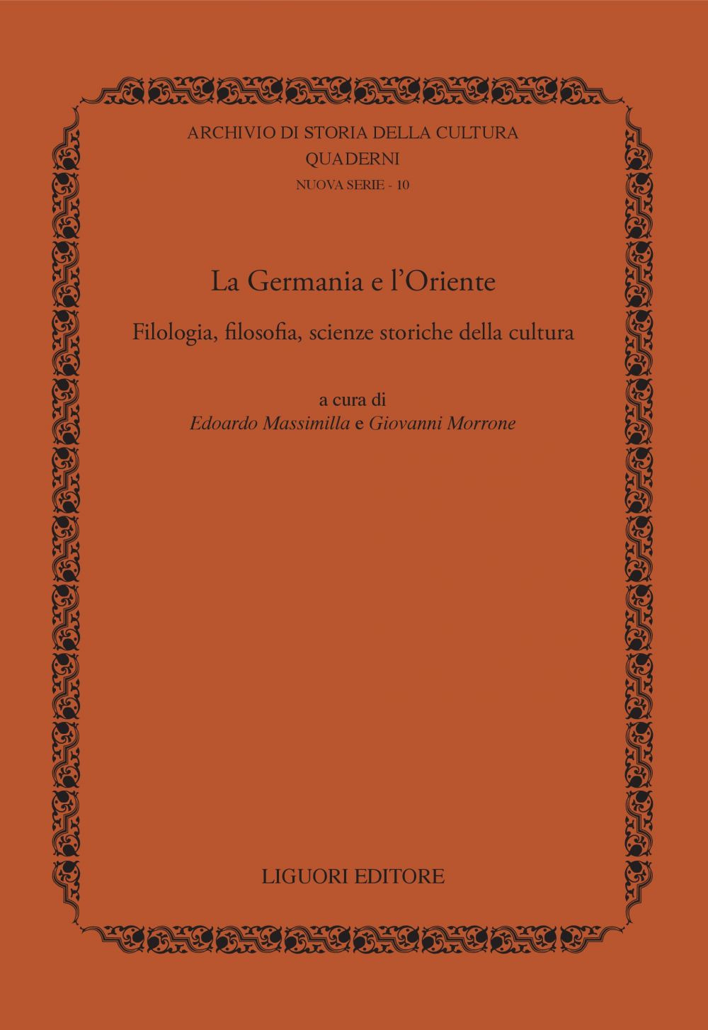 Libro Germania e l'Oriente. Filologia
