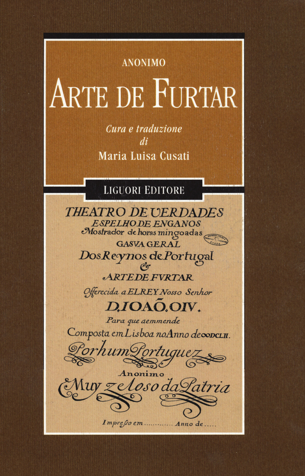 Libro Arte de furtar di - ean 9788820769833 - Liguori