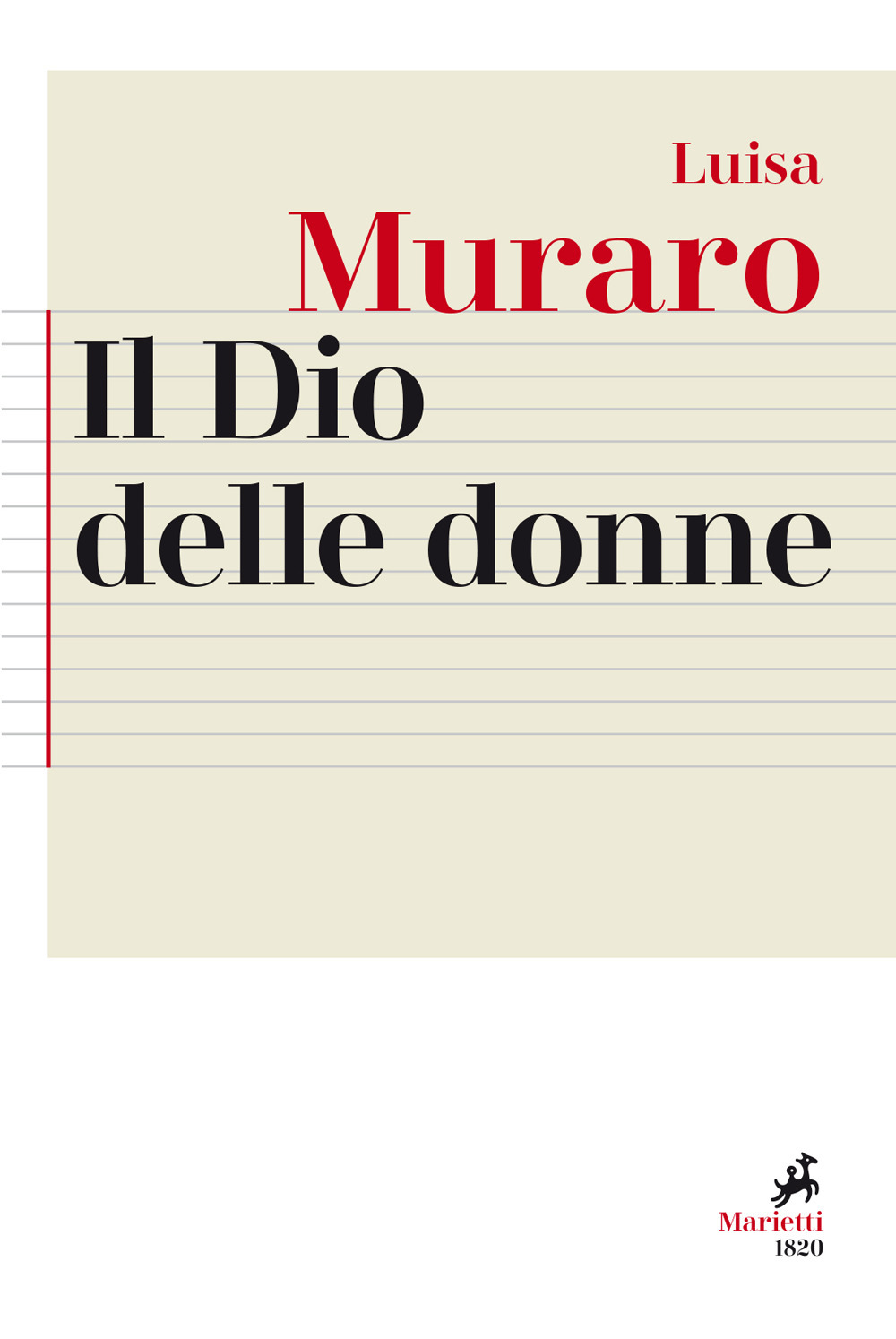Libro Dio delle donne di Luisa Muraro - ean 9788821112133 - Marietti 1820