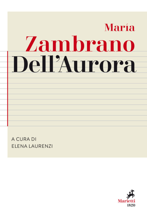 Libro Dell'aurora di María Zambrano - ean 9788821112164 - Marietti 1820