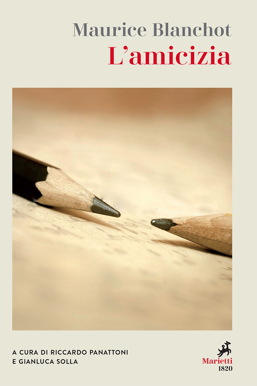 Libro amicizia di Maurice Blanchot - ean 9788821113369 - Marietti 1820