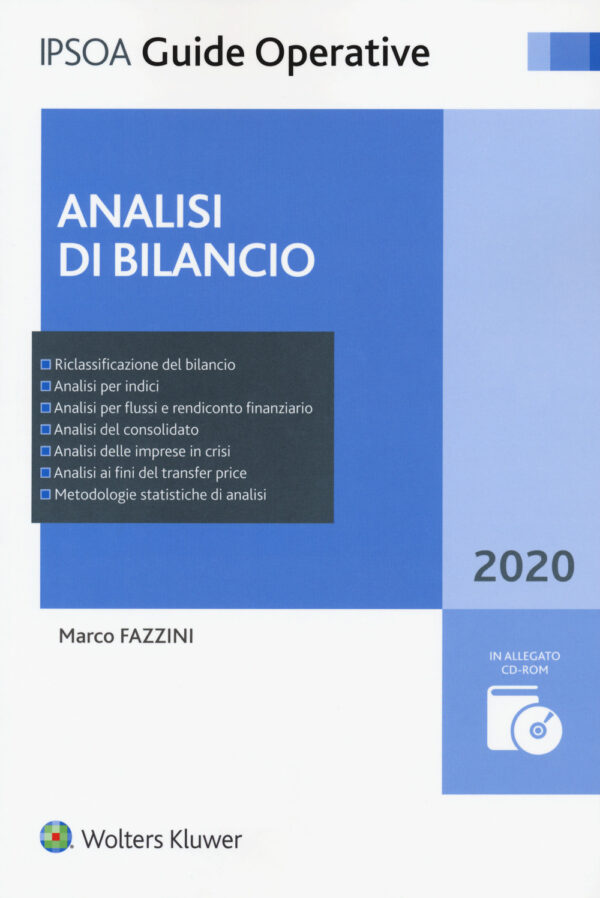 Libro Analisi di bilancio di Marco Fazzini - ean 9788821774171 - Ipsoa