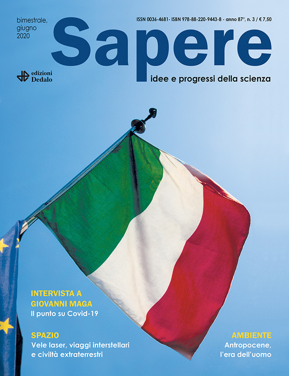 Libro Sapere. Idee e progressi della scienza di - ean 9788822094438 - edizioni Dedalo