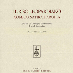 Libro riso leopardiano. Comica