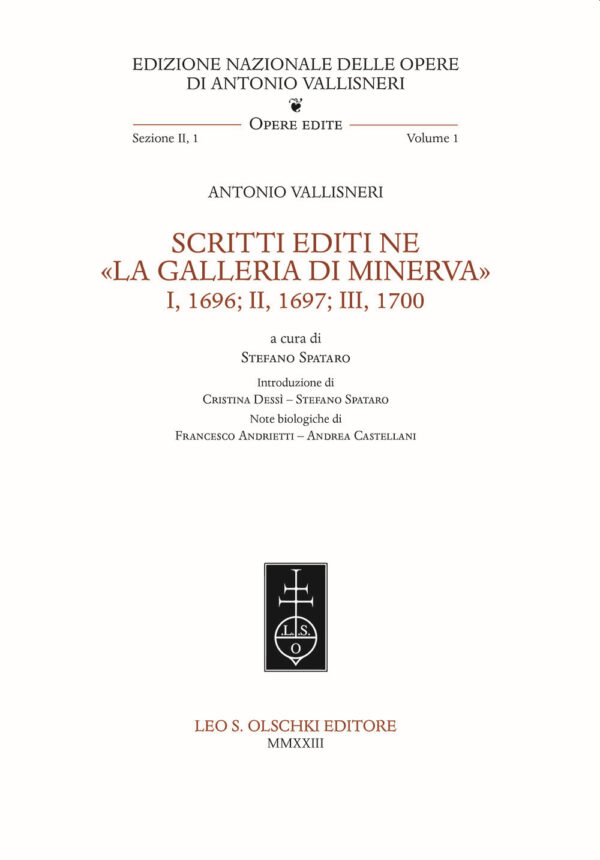 Libro Scritti editi ne «La Galleria di Minerva» I