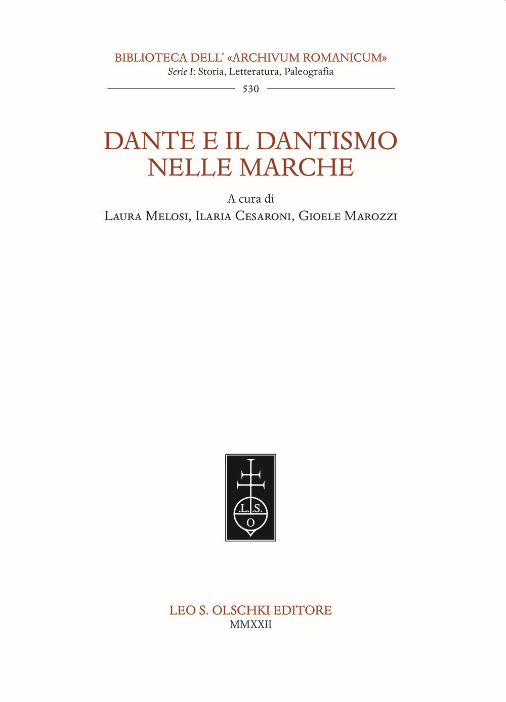 Libro Dante e il dantismo nelle Marche di  - ean 9788822268594 - Olschki