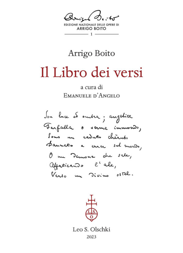 Libro libro dei versi di Arrigo Boito - ean 9788822269089 - Olschki